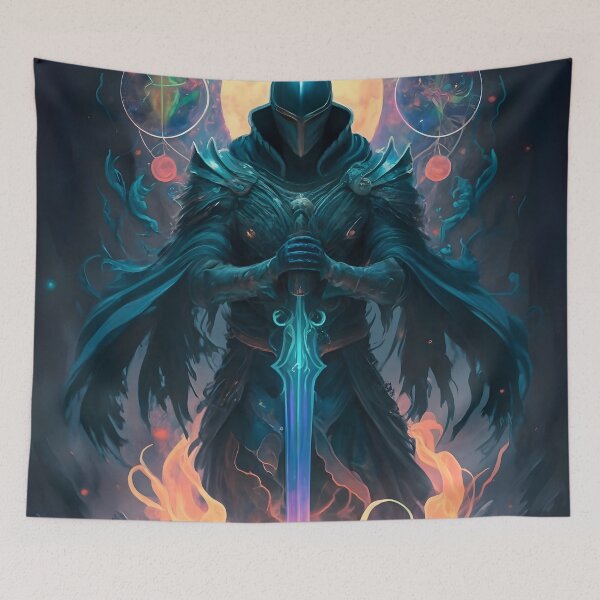 Item preview, Knight Holding Sword  designed and sold by DragonRealms.