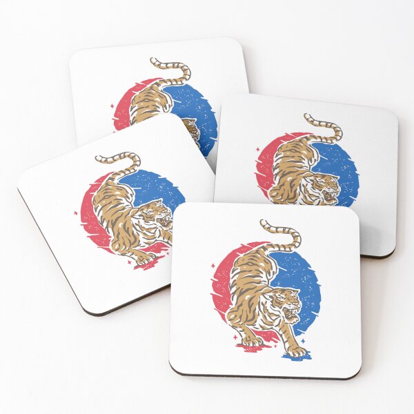 Item preview, Taegeuk TIger Illustration / Unisex T-Shirt / K-Pop, K-Drama, and K-Fashion Lovers  designed and sold by RoleplayRealm.