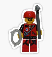 LEGO Climber with Ice Axe and Rope Sticker