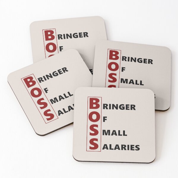 Item preview, Boss: Bringer of Small Salaries designed and sold by museinbriefs.