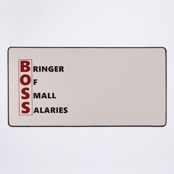 Item preview, Boss: Bringer of Small Salaries designed and sold by museinbriefs.