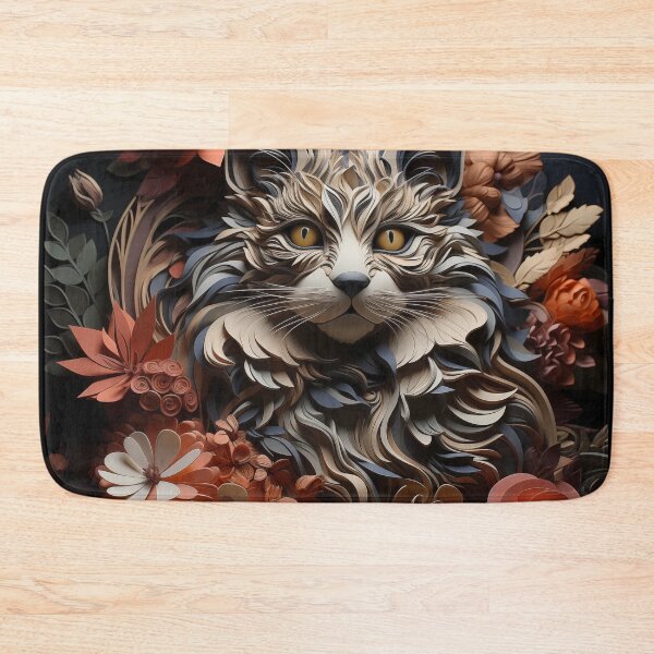 Item preview, Quilled Garden: A Feline's Repose designed and sold by WFTan.