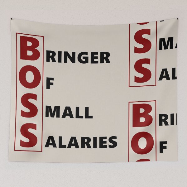 Item preview, Boss: Bringer of Small Salaries designed and sold by museinbriefs.