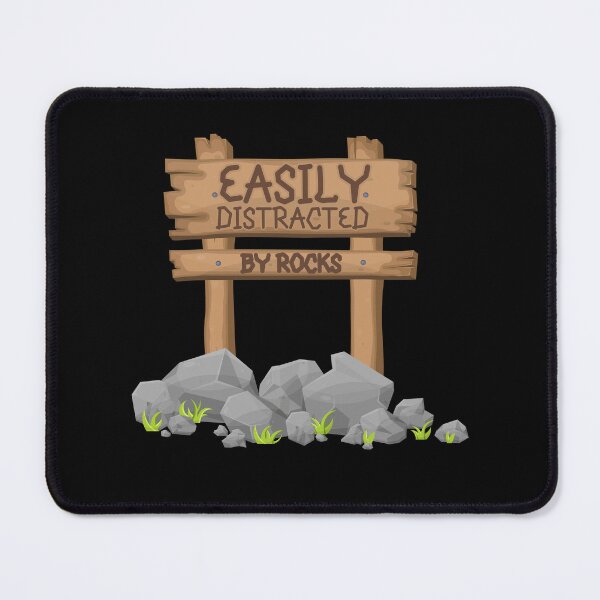 Item preview, Easily Distracted By Rocks - Funny Geology Gift designed and sold by GRABAPSHOP.