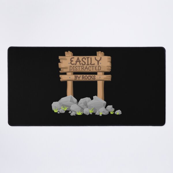 Item preview, Easily Distracted By Rocks - Funny Geology Gift designed and sold by GRABAPSHOP.