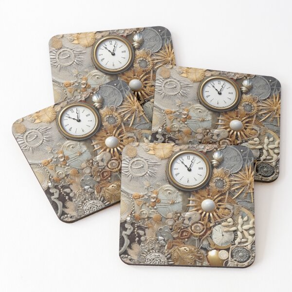 Item preview, The time in gold designed and sold by Plotterzebra.