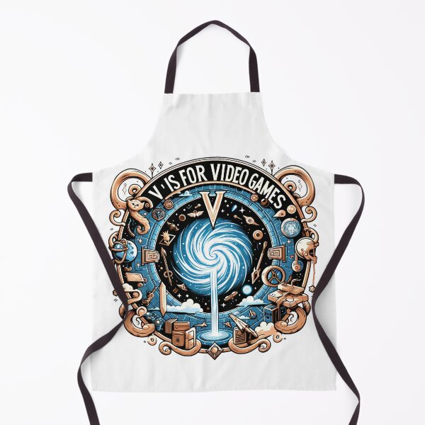 Item preview, Galactic Gamer's Odyssey - 'V' Portal to Video Game Worlds designed and sold by NovaGenArt.