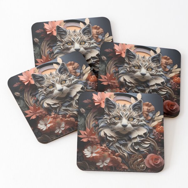 Item preview, Quilled Garden: A Feline's Repose designed and sold by WFTan.