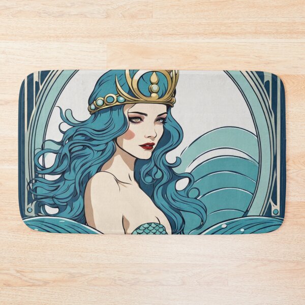 Item preview, Edra Art Deco Mermaid designed and sold by EclecticDen.