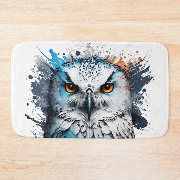 Item preview, Owl in splashed paint effect designed and sold by Jerhus.
