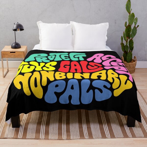 Item preview, Protect Accept Guys Gals Nonbinary Pals Word Art designed and sold by Unhinged Heather.