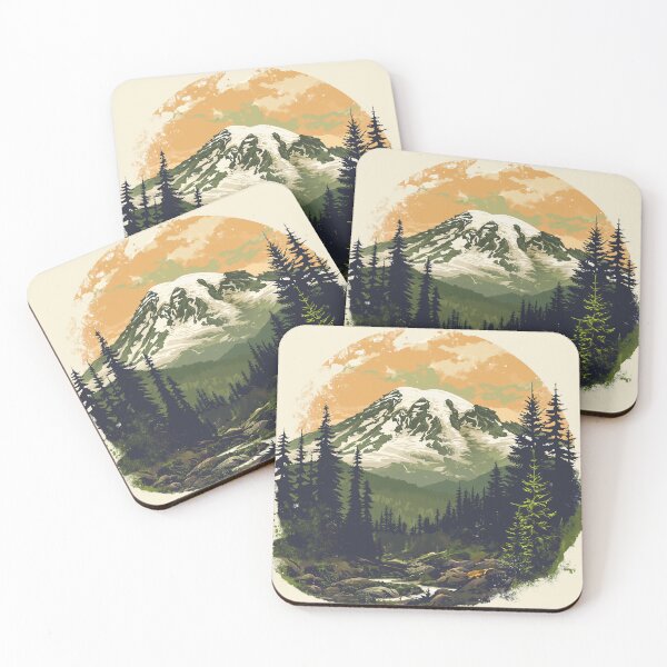 Item preview, Retro, Vintage Mt. Rainier designed and sold by bheberer.