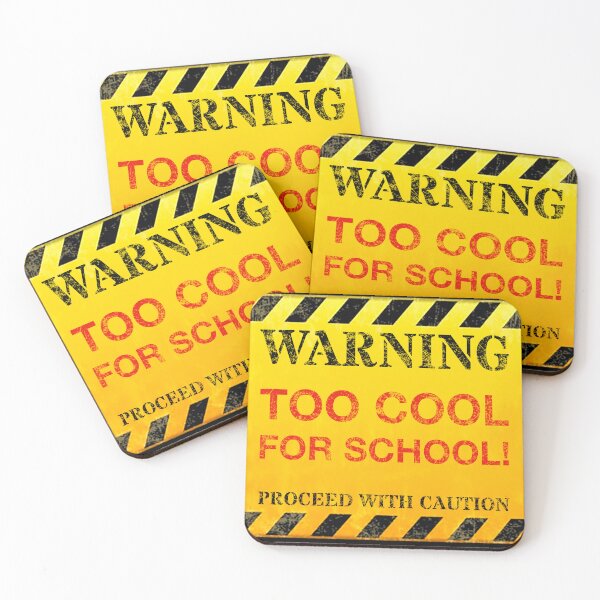Item preview, Hilarious Human Warning Sign - TOO COOL FOR SCHOOL! Humor, Sarcastic, Cheeky, Edgy Quotes/Memes T-Shirt Design designed and sold by GlobalCornerHub.