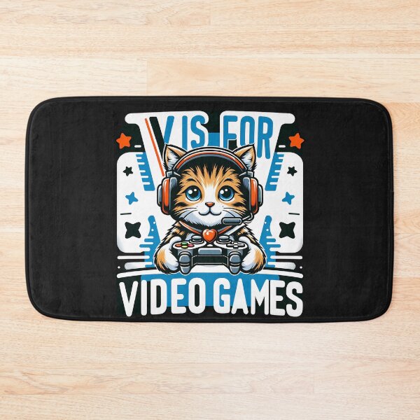 Item preview, Kitty Gamer's Delight - Feline Video Games Tribute designed and sold by NovaGenArt.