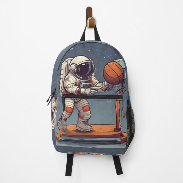 Item preview, Astronaut playing basketball designed and sold by catcraftss.