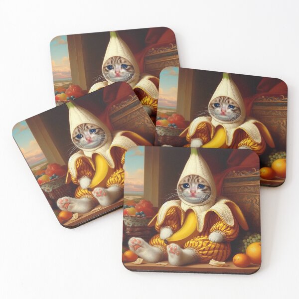 Item preview, Crying Banana cat in renaissance costume designed and sold by renaissance culture.
