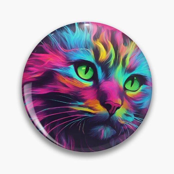 Item preview, Neon Hot Pink Cat designed and sold by anaraee.