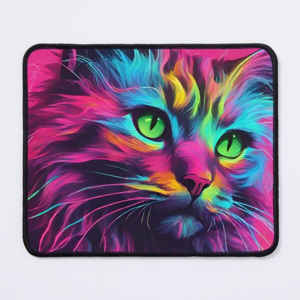 Item preview, Neon Hot Pink Cat designed and sold by anaraee.