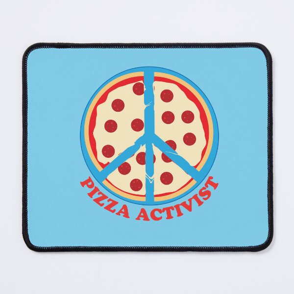 Item preview, Pizza (peace) activism logo designed and sold by young-roshi.