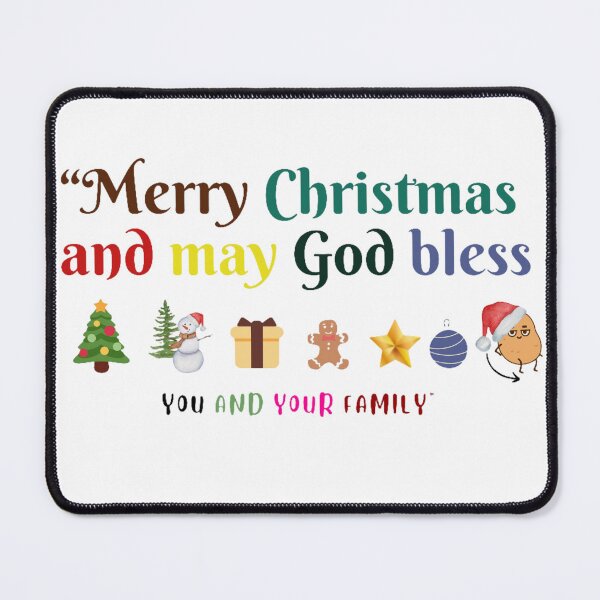 Item preview, God bless you and your family, Merry Christmas designed and sold by Fernandavaladao.
