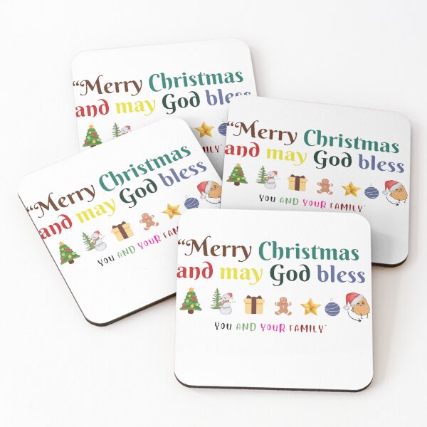 Item preview, God bless you and your family, Merry Christmas designed and sold by Fernandavaladao.