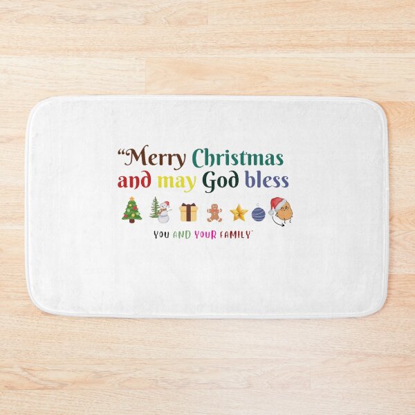 Item preview, God bless you and your family, Merry Christmas designed and sold by Fernandavaladao.
