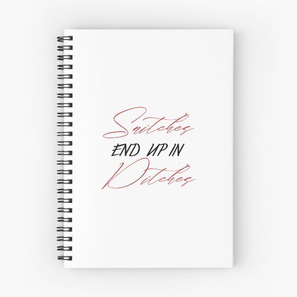 Item preview, Snitches End Up In Ditches designed and sold by WintersRats.