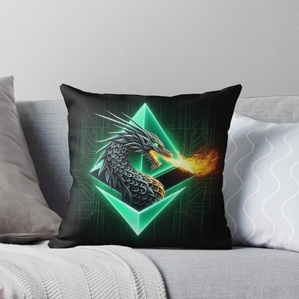 Item preview, Ethereum Crypto Currency Dragon  designed and sold by DinoKate.