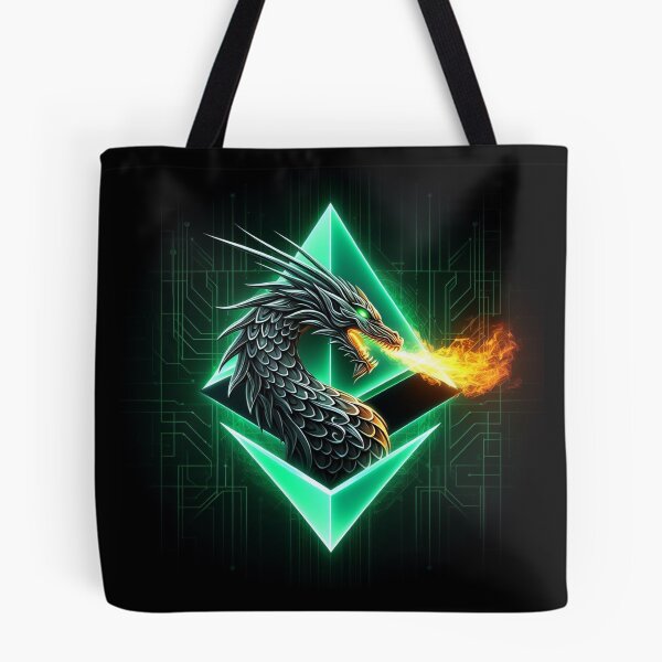 Item preview, Ethereum Crypto Currency Dragon  designed and sold by DinoKate.