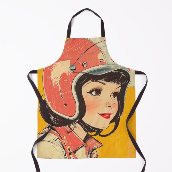 Item preview, Vintage Vector Vixen Embodies Retro Racing Cool designed and sold by Retro Type.