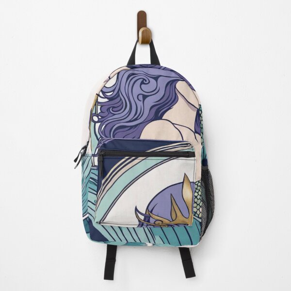 Item preview, Leiana Mermaid Art Deco Purple designed and sold by EclecticDen.