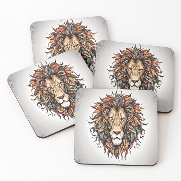 Item preview, pastel colored lion designed and sold by Philfive.
