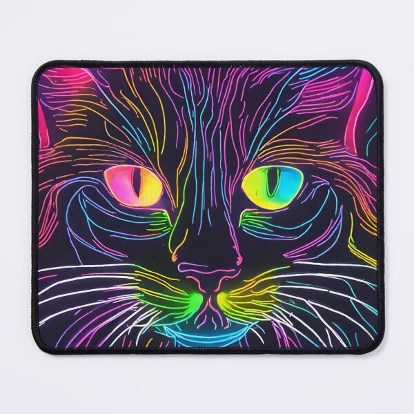 Item preview, Neon Lights Cat designed and sold by anaraee.