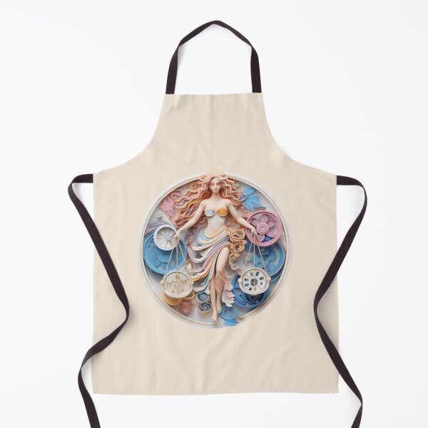 Item preview, Libra Scales - Blue and Pink - Quilled Paper Artwork designed and sold by Food Lover Art.