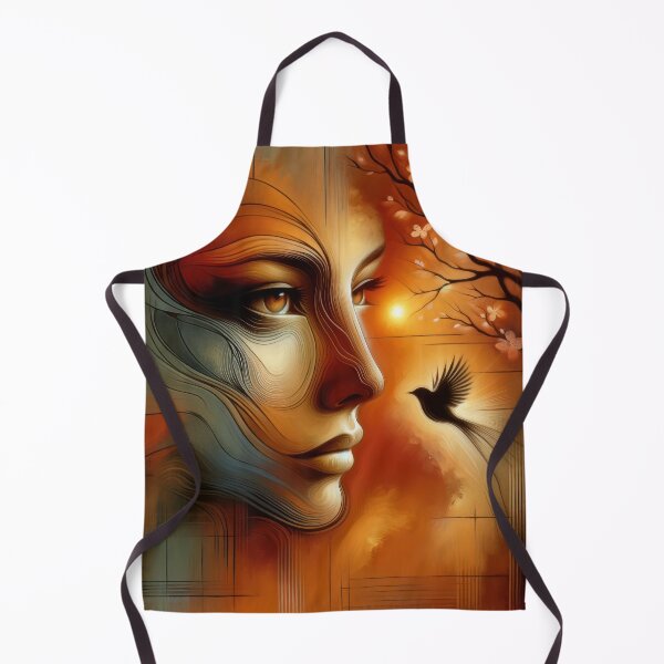 Item preview, Abstract Zen-Inspired Tranquil Portrait designed and sold by Vlark555.