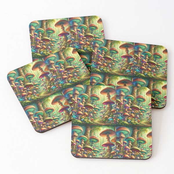 Item preview, Sunlit Spore Forest Pathway designed and sold by AI-Artistry420.