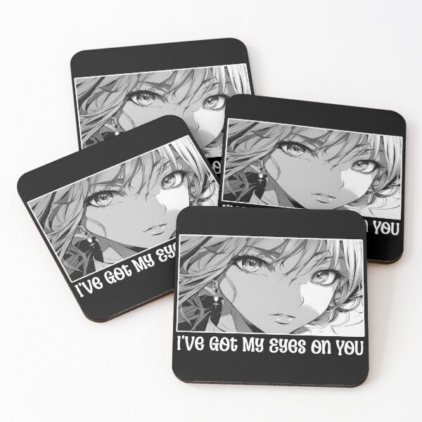 Item preview, Anime Eyes, Girl Looking, Catchy Phrase, I've Got My Eyes on You designed and sold by AmeliasDreams.