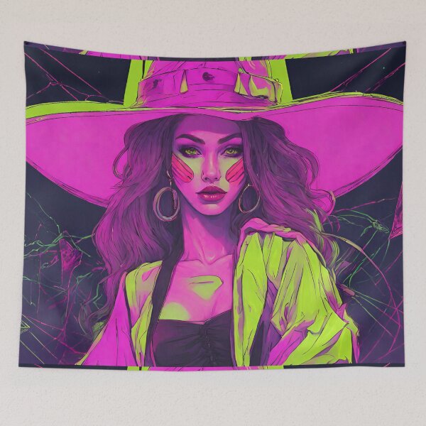 Item preview, Neon Hot Pink Witch designed and sold by anaraee.