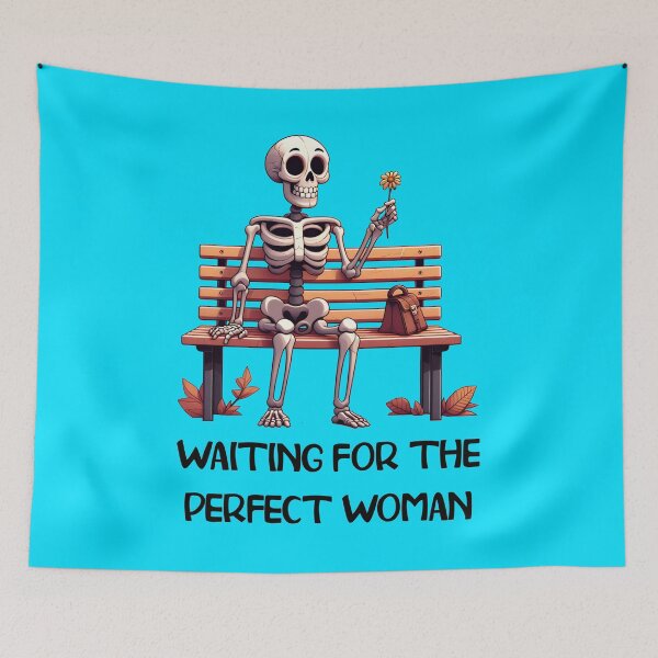 Item preview, Funny Skeleton Waiting for His Love designed and sold by PuFFYTiC.