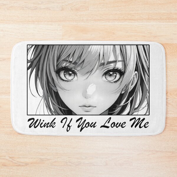 Item preview, Anime Eyes, Catchy Phrase, Wink if You Love Me designed and sold by AmeliasDreams.