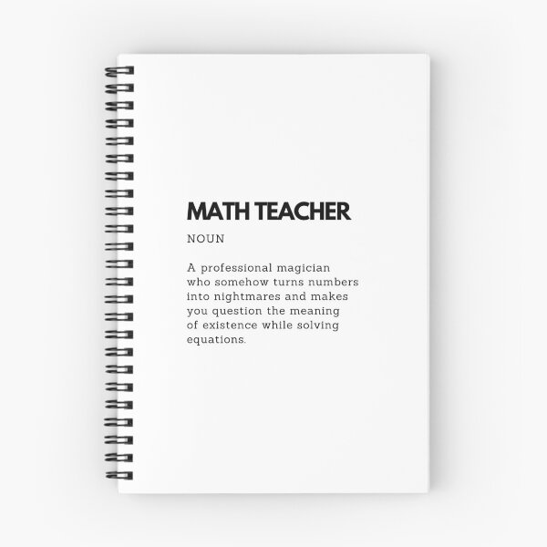 Artikelvorschau, Definition für Mathematiklehrer | Lustiges Geschenk für Mathematiklehrer entworfen und verkauft von PakoArtStudio.