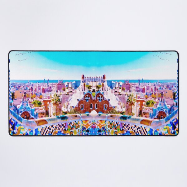 Item preview, Park Guell Watercolor painting designed and sold by Marian Voicu.