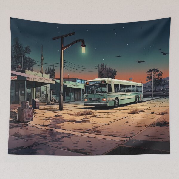 Item preview, Bus station | Hip Hop style designed and sold by ComicsFactory.