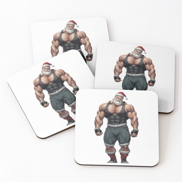 Item preview, Santa Claus bodybuilder, Merry Christmas designed and sold by DarksKings5000.