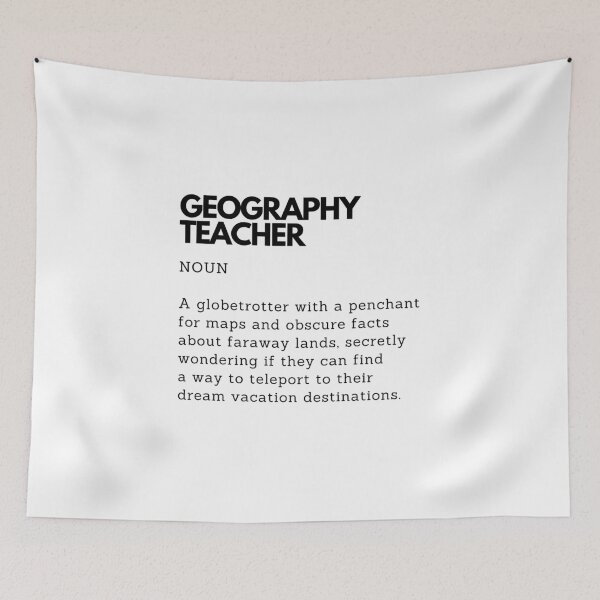 Item preview, Geography Teacher Definition | Funny Gift for Geography Teacher designed and sold by PakoArtStudio.