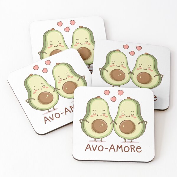 Item preview, Avo -Amore cute cartoon avocado  designed and sold by bukajart.