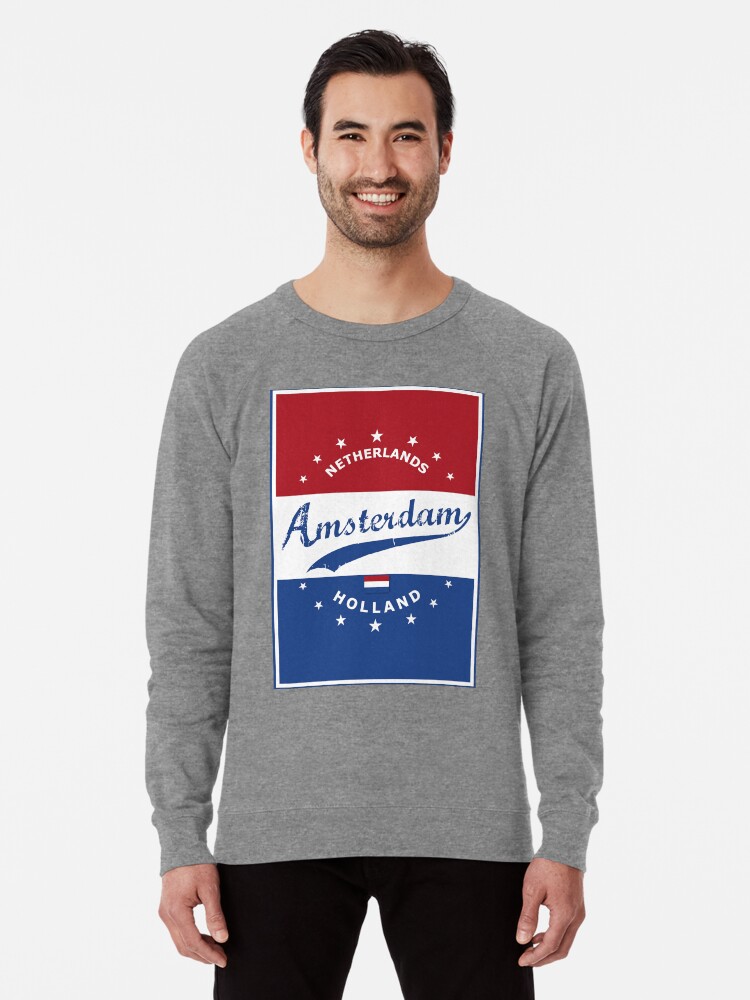 Amsterdam Poster Holland Netherlands With Flag Colors
