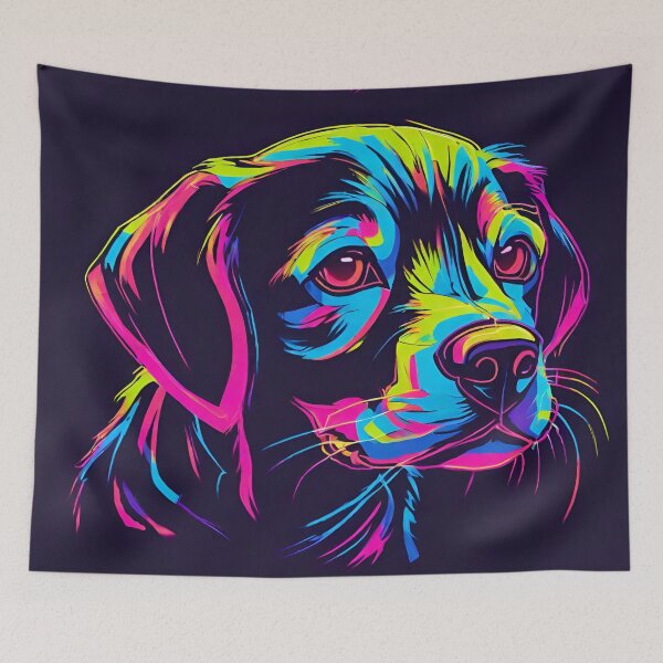 Item preview, Neon Puppy Dog designed and sold by anaraee.