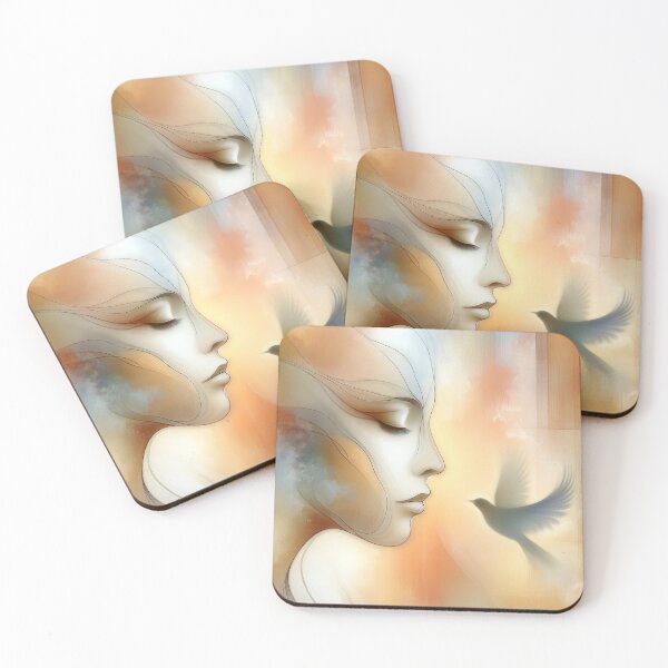 Item preview, Serenity in Zen Abstract Portrait designed and sold by Vlark555.