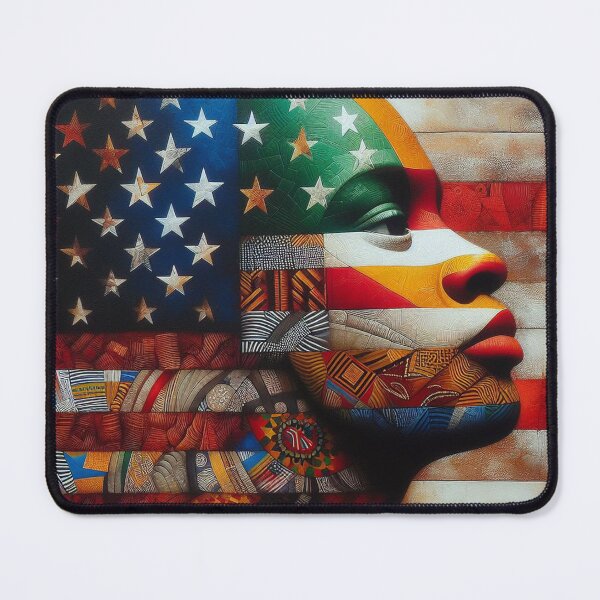 Item preview, Unity Across Continents: US & Africa Flags designed and sold by NaphDesigns.